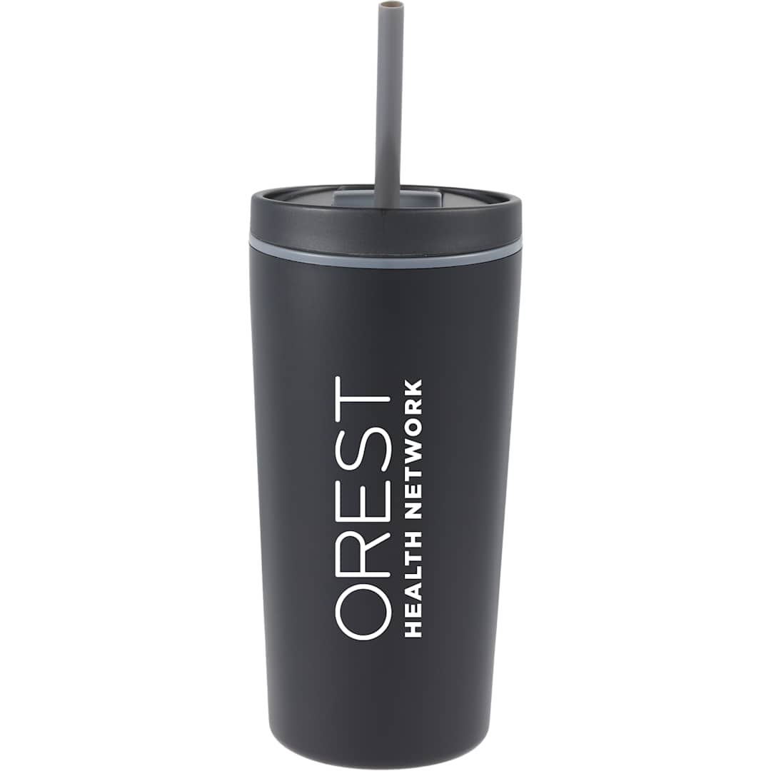 Santino Recycled Tumbler w/ Dual Function Lid 16oz, image 1 of 6